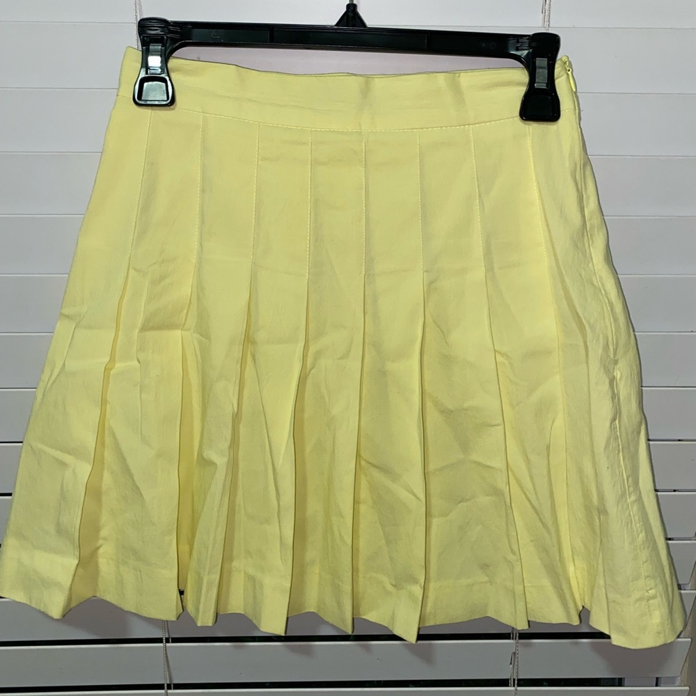 Zara Pastel Yellow Tennis Skirt